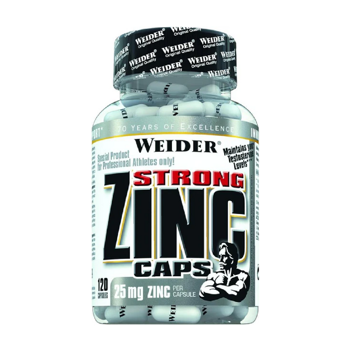 WEIDER زنك 25 ملغ 120 كبسولة