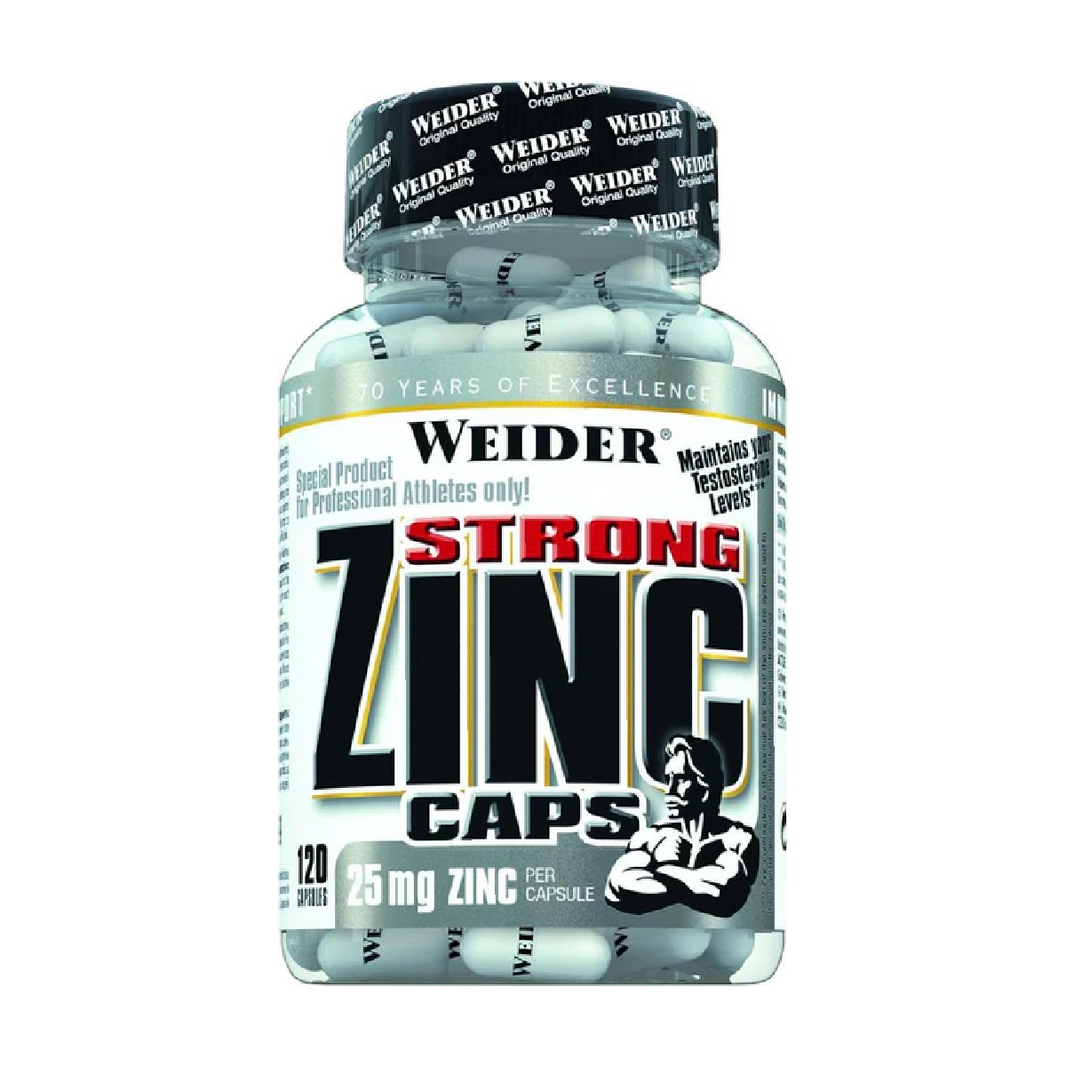 WEIDER زنك 25 ملغ 120 كبسولة