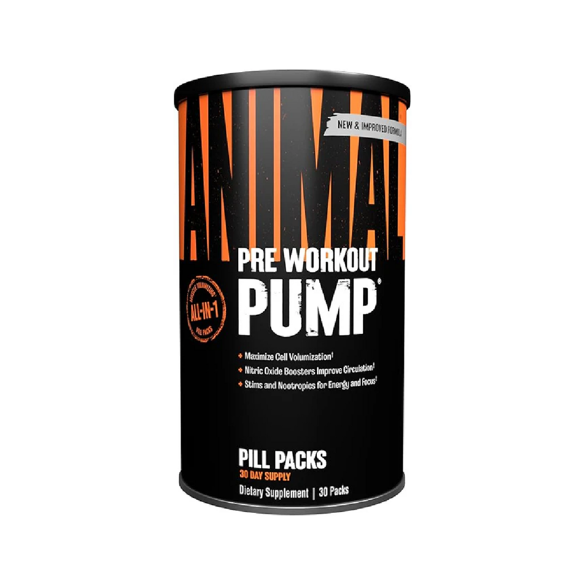Universal Nutrition Animal Pump - Pre-Workout Muscle Pump & Performance Formula, 30 Packs
