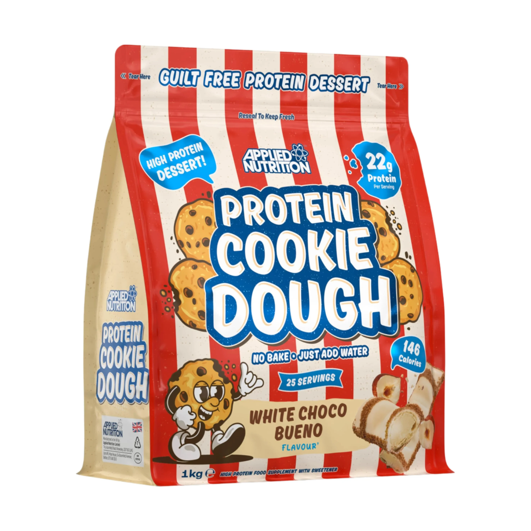 AN PROTEIN COOKIE DOUGH 1KG WHITE CHOC BUENO