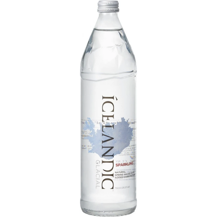 ICELANDIC GL SPRING WATER SPARKLING 750ML GLASS