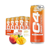 C4 SMART ENERGY 355ML SPK PEACH MANGO X 12
