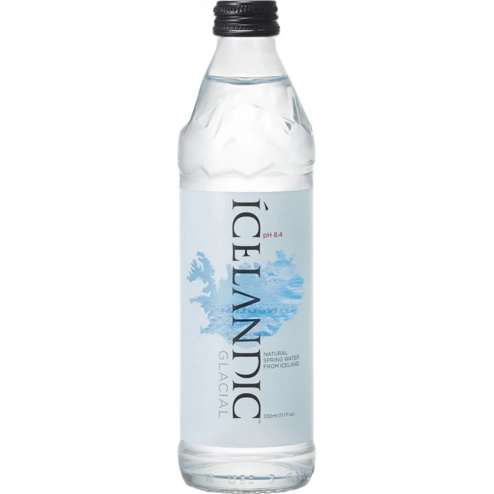 ICELANDIC GLACIAL SPRING WATER 330ML GLASS