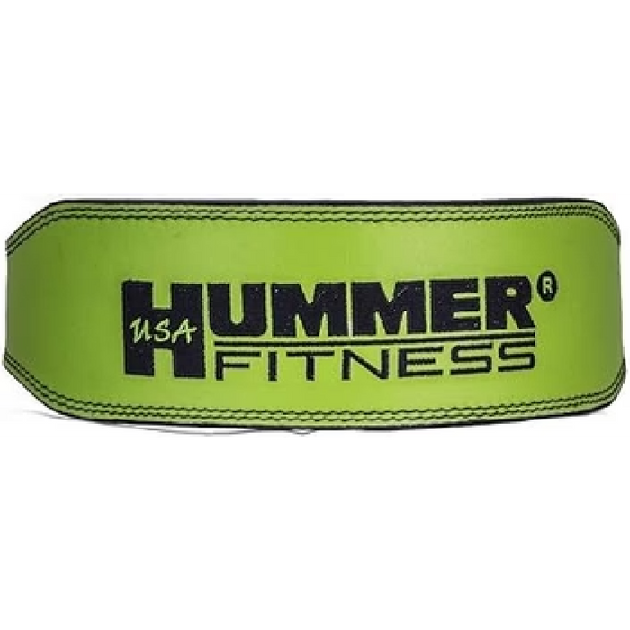 HMR USA Fitness 1993-01 Leather Belt Blk/Yellow (S)