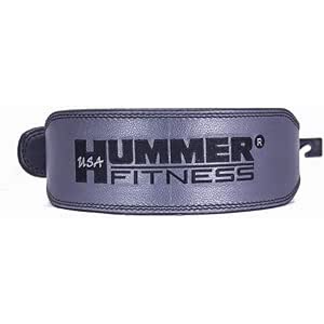 HMR USA Fitness 1993-01 Leather Belt Grey/Black (S)