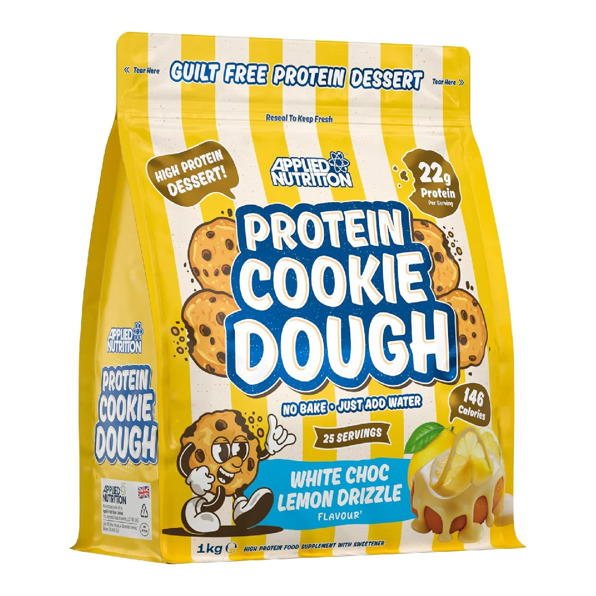AN PROTEIN COOKIE DOUGH 1KG WHITE CHOC LEMON DRIZZLE