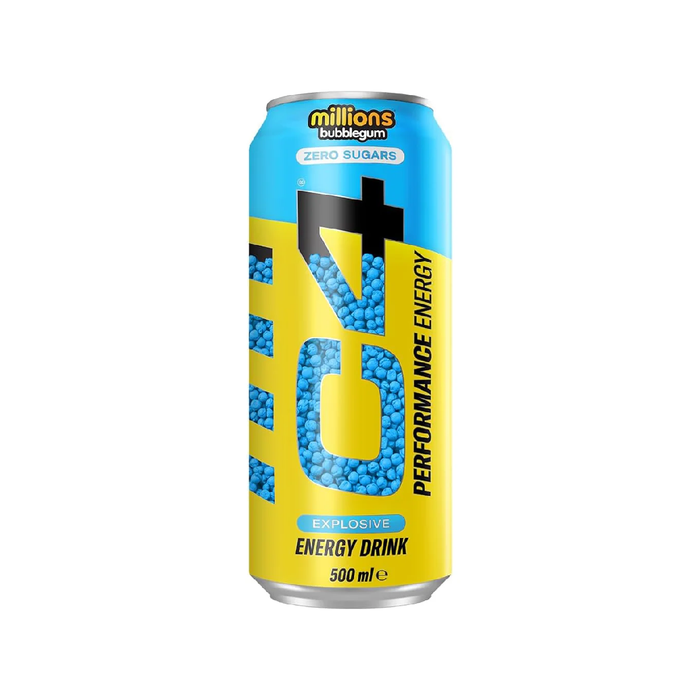 C4 ENERGY CRB MILLIONS BUBBLEGUM 500ML
