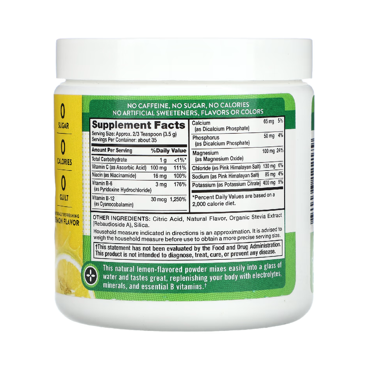 NATURES TRUTH ELECTROLYTE HYD+B VIT 4.3OZ