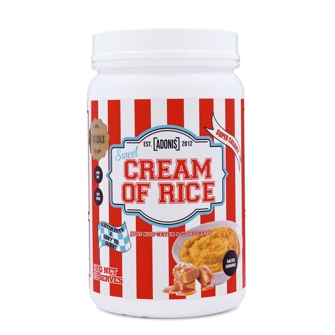 ADONIS Sweet Cream Of Rice Salted Caramel 1kg Tub
