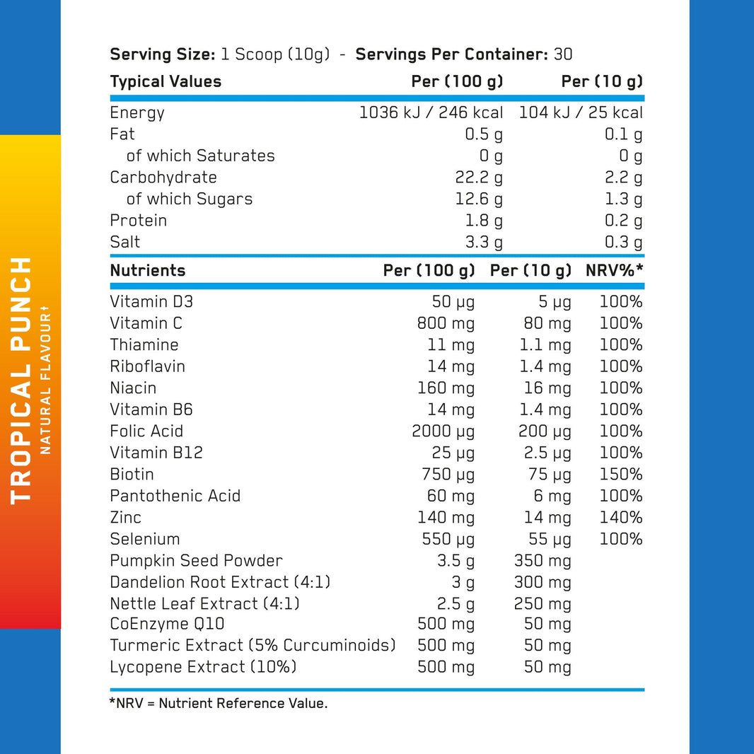 AN PROSTATE SUPPORT 300G TROPICAL PUNCH