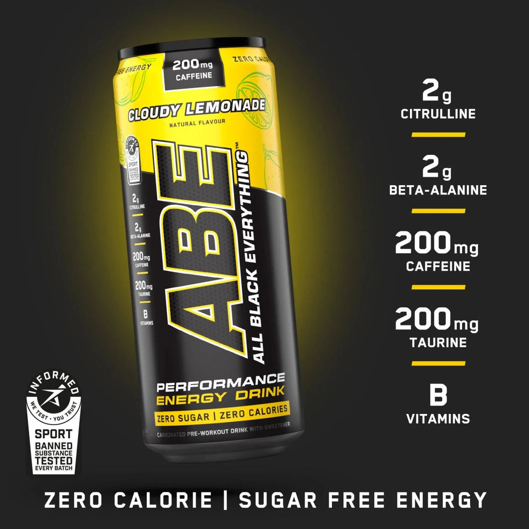 ABE Performance Energy Drink – Cloudy Lemonade