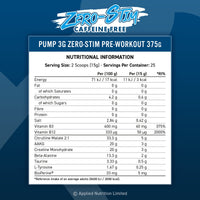 AN PUMP 3G 375g ZERO ICY BLUE RAZ