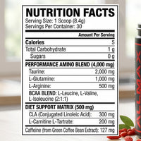 Allmax Amino cuts 252gm Goji Berry