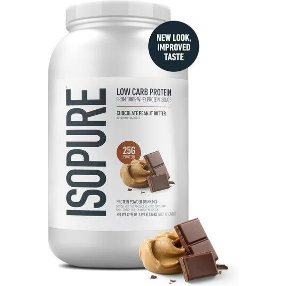 Nature's Best Isopure Low Carb Protein, Chocolate Peanut Butter, 3 LB