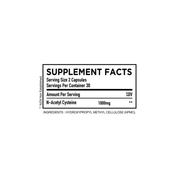 HC NAC 1000MG 60 كبسولة