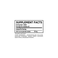 HC zinc 50MG 60 TAB