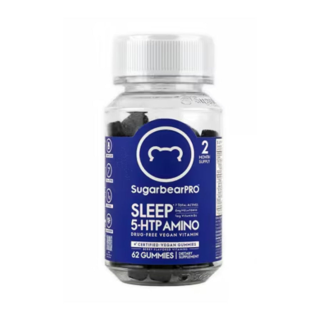 Image of SugarbearPro Sleep 5-HTP Amino Supplement, 62 Gummies