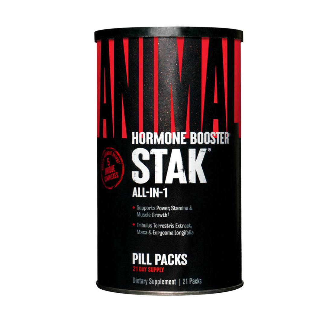 Universal Nutrition Animal Stak - Testosterone & Muscle Growth Support, 21 Packs - MACRO BOOST