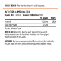 AN VITAMIN C 1000 100CAP